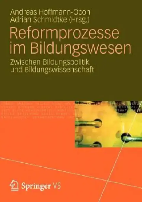 Cover of Reformprozesse Im Bildungswesen