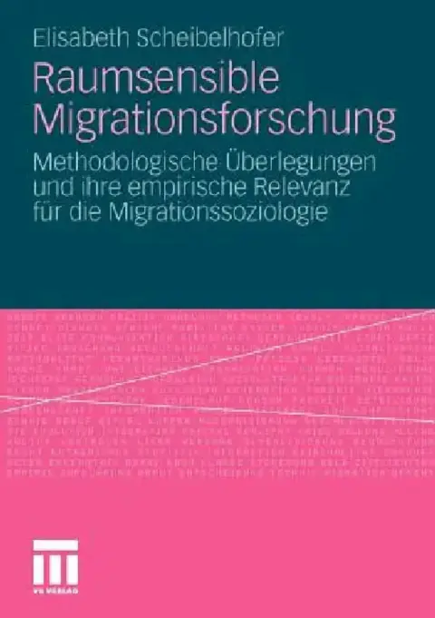 Cover of Raumsensible Migrationsforschung