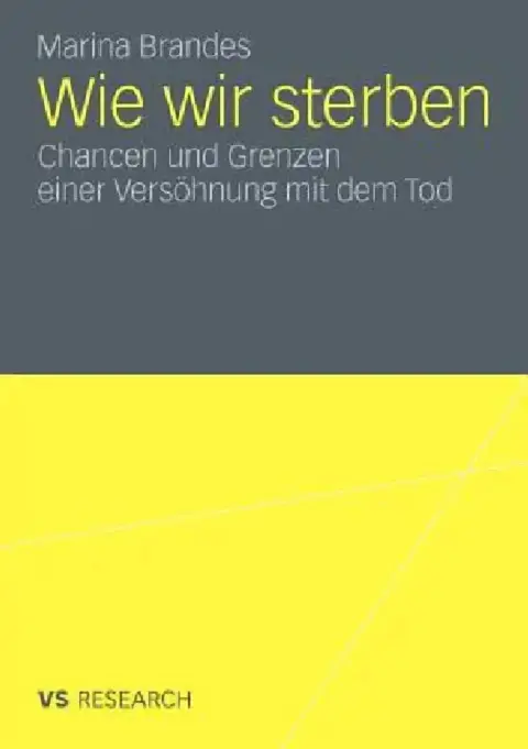 Cover of Wie Wir Sterben