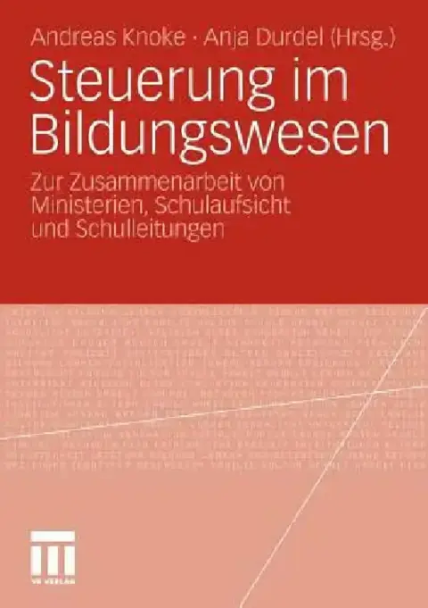 Cover of Steuerung Im Bildungswesen