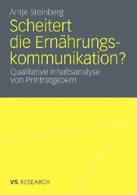 Cover of Scheitert Die Ernährungskommunikation?