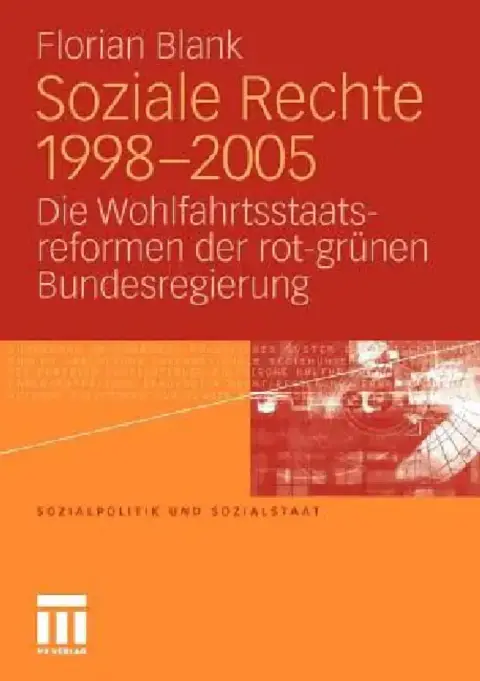Cover of Soziale Rechte 1998-2005