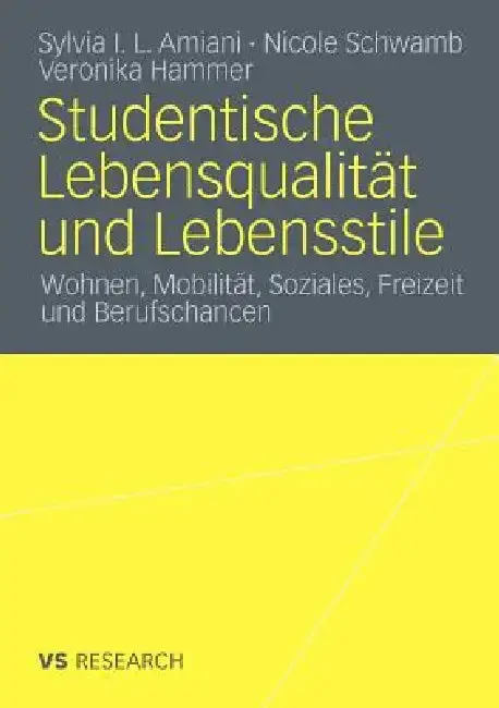 Cover of Studentische Lebensqualität Und Lebensstile