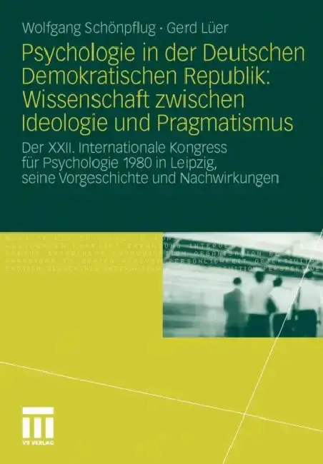 Cover of Psychologie in Der Deutschen Demokratischen Republik