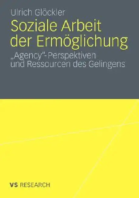 Cover of Soziale Arbeit Der Ermöglichung