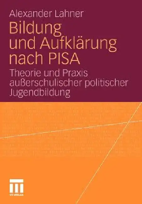 Cover of Bildung Und Aufklärung Nach Pisa