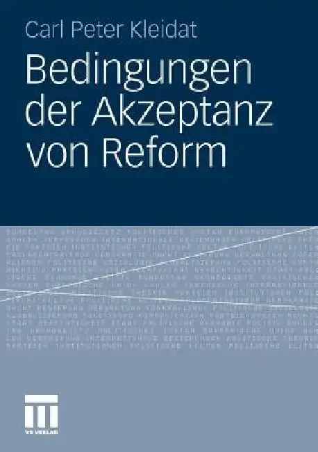Cover of Bedingungen Der Akzeptanz Von Reform