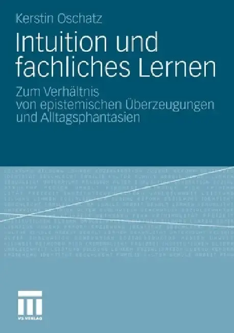 Cover of Intuition Und Fachliches Lernen