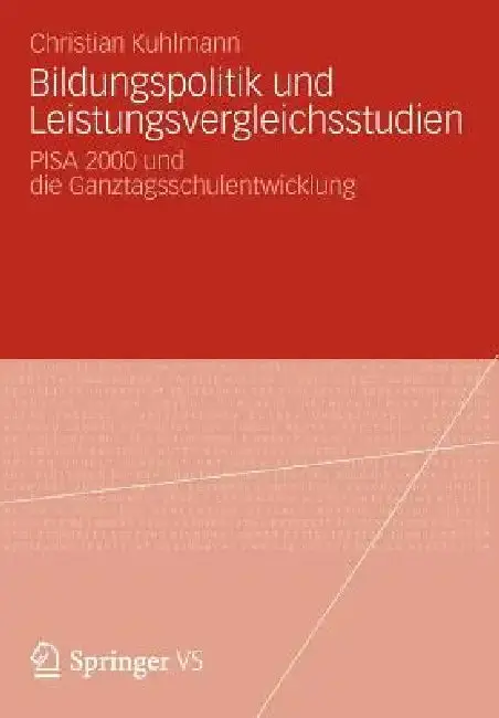 Cover of Bildungspolitik Und Leistungsvergleichsstudien