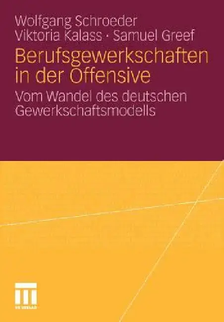 Cover of Berufsgewerkschaften in Der Offensive