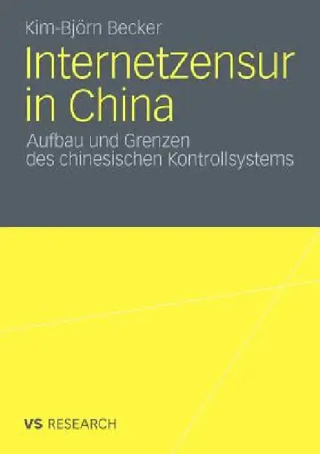 Cover of Internetzensur in China