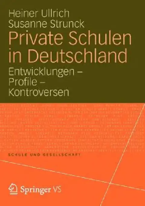 Cover of Private Schulen in Deutschland