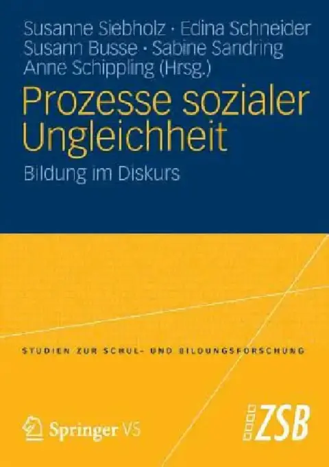 Cover of Prozesse Sozialer Ungleichheit