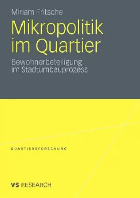 Cover of Mikropolitik Im Quartier
