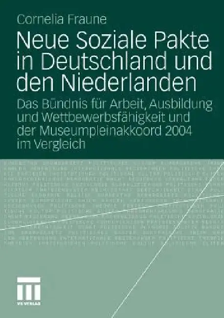 Cover of Neue Soziale Pakte in Deutschland Und Den Niederlanden