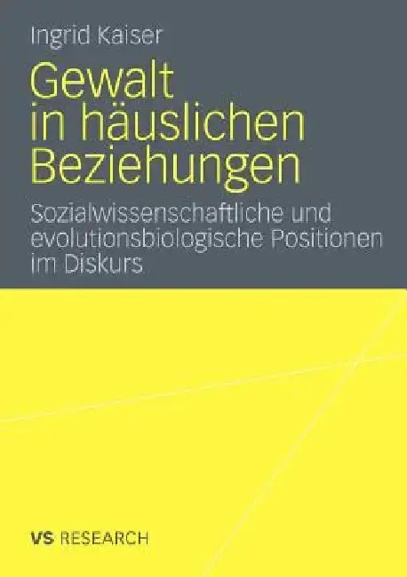 Cover of Gewalt in Häuslichen Beziehungen