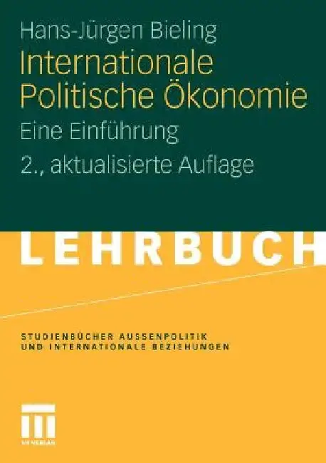 Cover of Internationale Politische Ökonomie