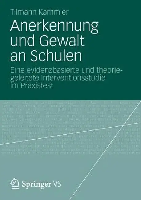 Cover of Anerkennung Und Gewalt an Schulen