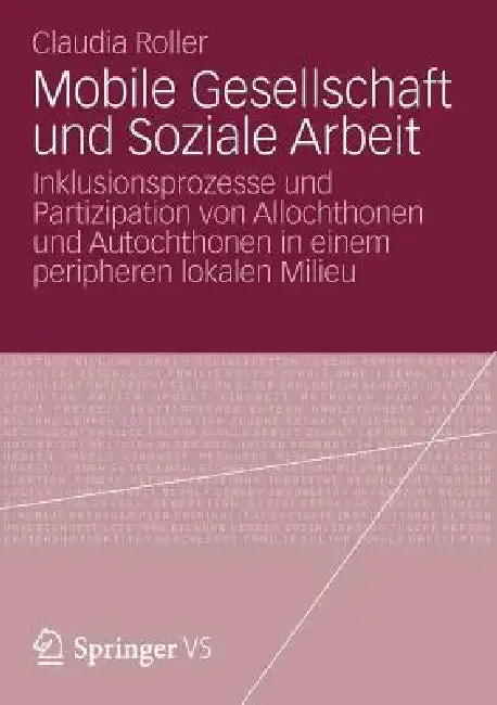 Cover of Mobile Gesellschaft Und Soziale Arbeit