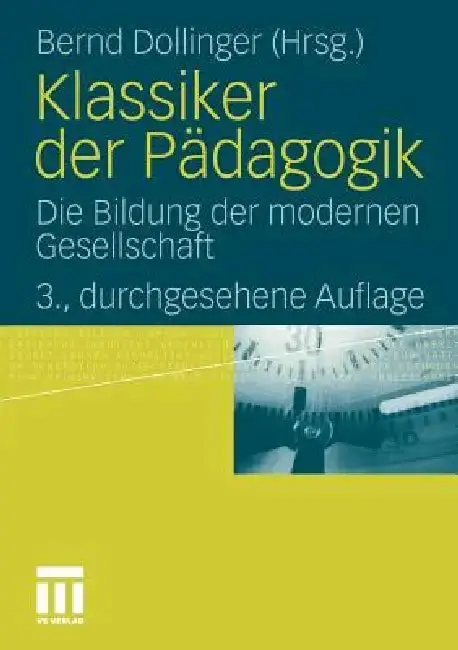 Cover of Klassiker Der Pädagogik