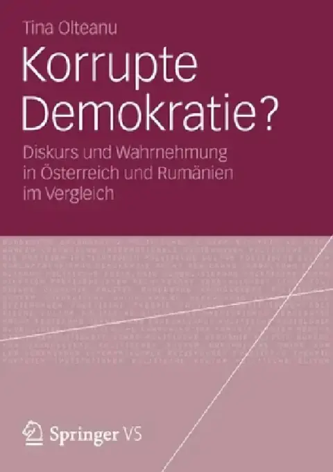Cover of Korrupte Demokratie?