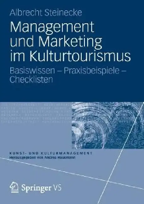 Cover of Management Und Marketing Im Kulturtourismus