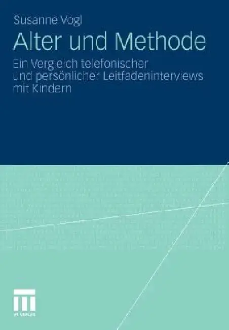 Cover of Alter Und Methode