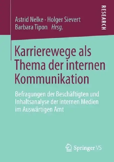 Cover of Karrierewege ALS Thema Der Internen Kommunikation