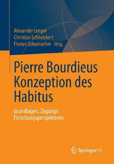Cover of Pierre Bourdieus Konzeption Des Habitus