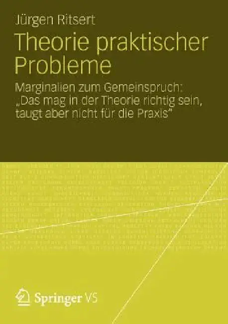 Cover of Theorie Praktischer Probleme
