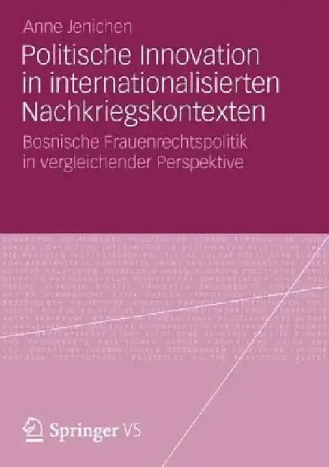 Cover of Politische Innovation in Internationalisierten Nachkriegskontexten