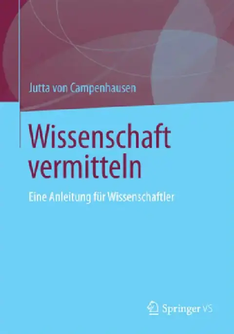 Cover of Wissenschaft Vermitteln