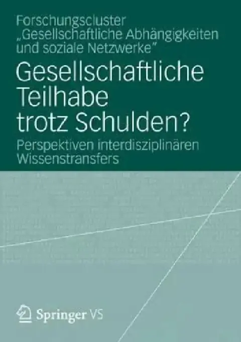 Cover of Gesellschaftliche Teilhabe Trotz Schulden?