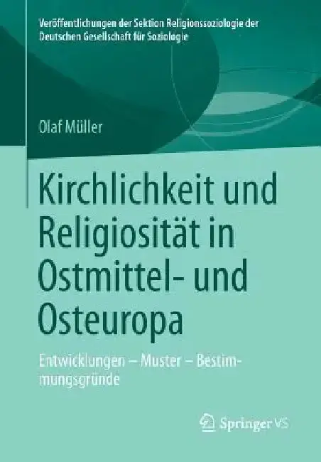 Cover of Kirchlichkeit Und Religiosität in Ostmittel- Und Osteuropa