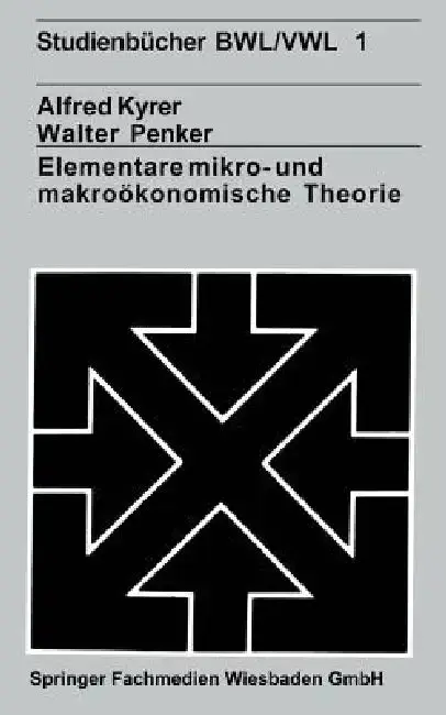 Cover of Elementare Mikro- Und Makroökonomische Theorie
