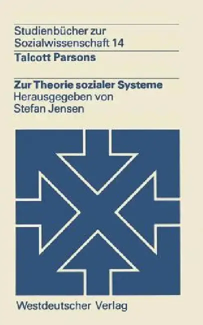 Cover of Zur Theorie Sozialer Systeme
