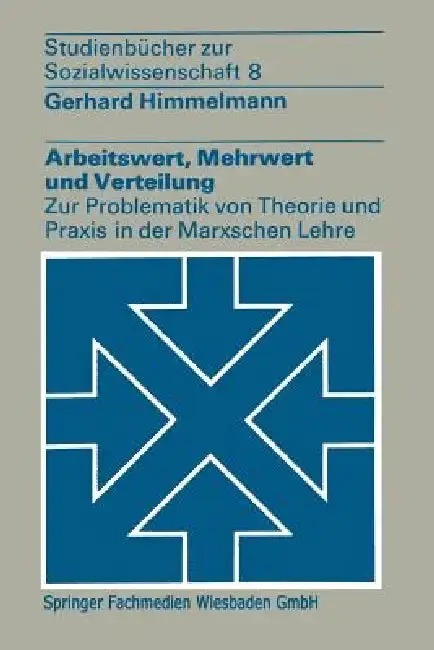 Cover of Arbeitswert, Mehrwert Und Verteilung