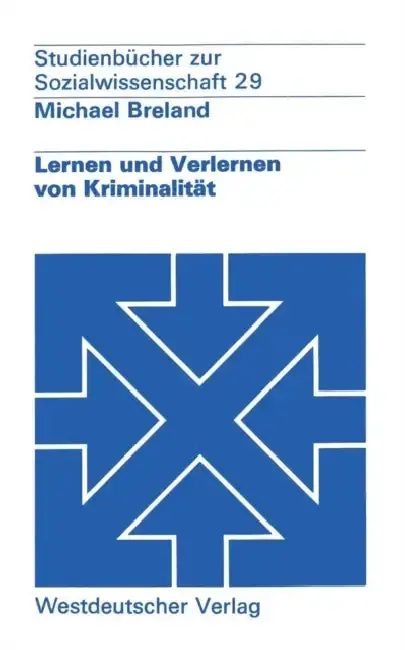 Cover of Lernen Und Verlernen Von Kriminalität