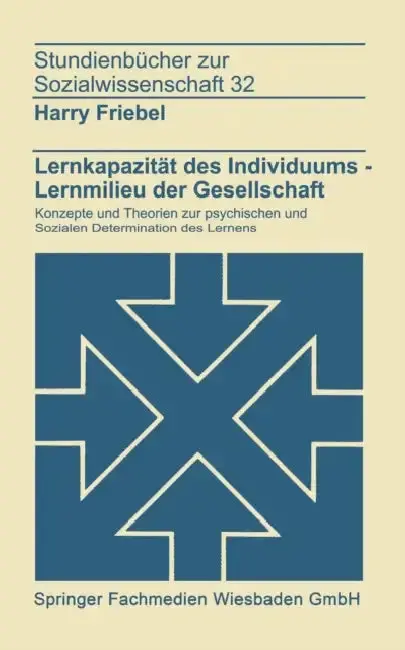 Cover of Lernkapazität Des Individuums -- Lernmilies Der Gesellschaft