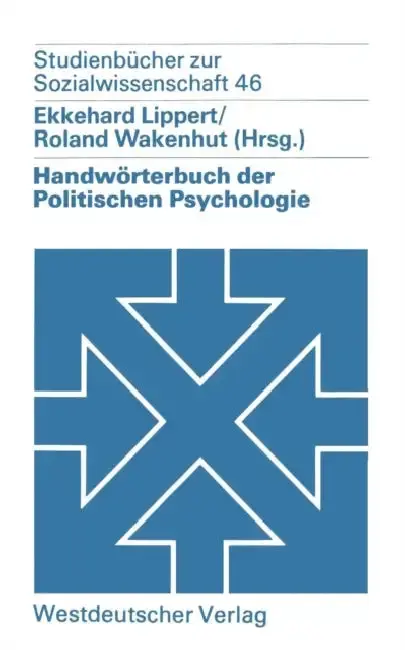 Cover of Handwörterbuch Der Politischen Psychologie