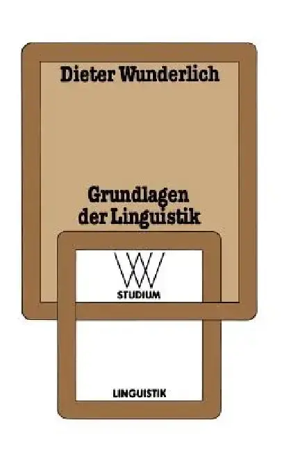 Cover of Grundlagen Der Linguistik