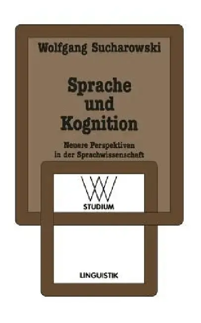 Cover of Sprache Und Kognition