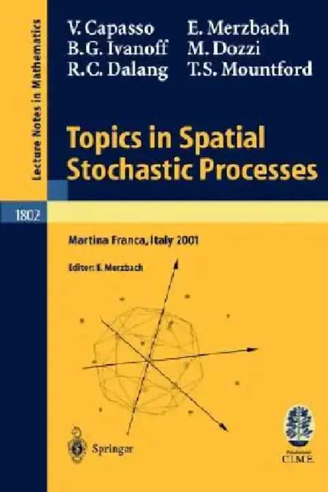 Cover of Topics in Spatial Stochastic Processes