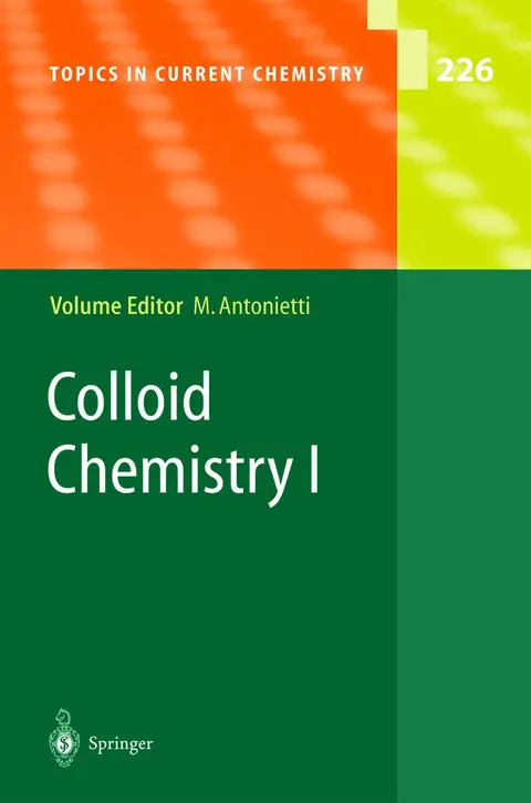 Cover of Colloid Chemistry I