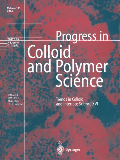Cover of Trends in Colloid and Interface Science XVI