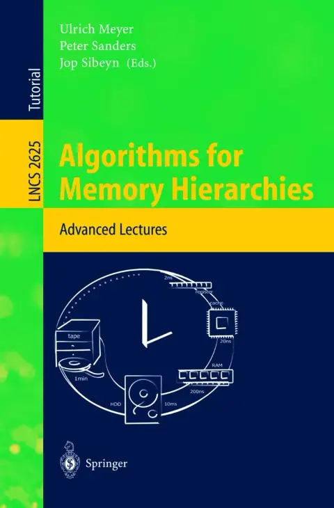 Cover of Algorithms for Memory Hierarchies