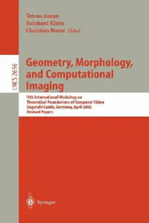 Cover of Geometry, Morphology, and Computational Imaging