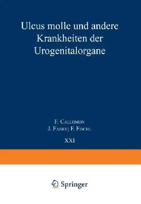 Cover of Ulcus Molle Und Andere Krankheiten Der Urogenitalorgane