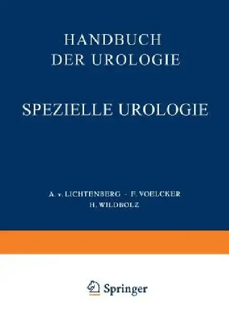 Cover of Handbuch Der Urologie