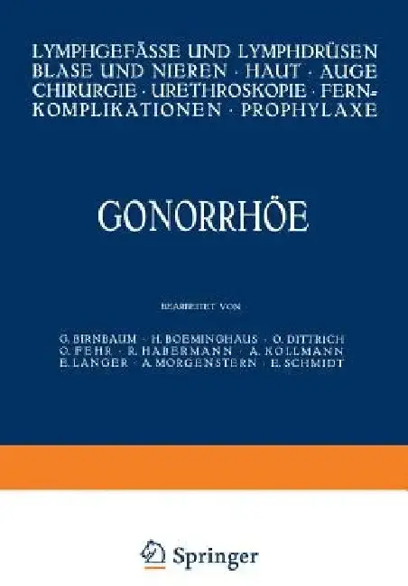 Cover of Gonorrhöe
